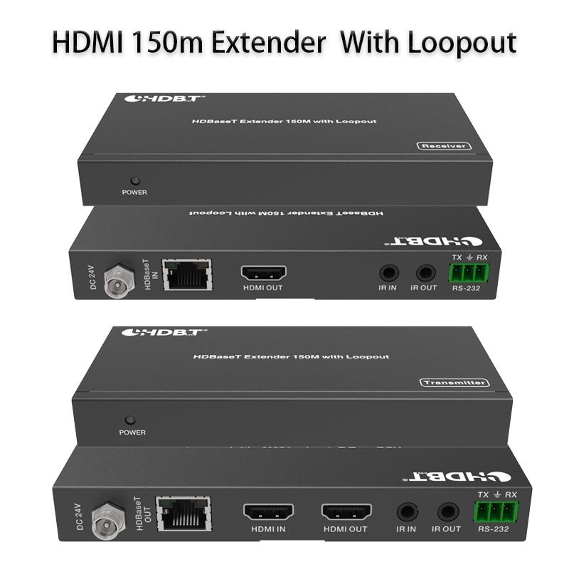 Петлевой выход 150M HDMI удлинитель по IP сети кабель LAN удлинитель HDMI передатчик приемник адаптер кодер декодер адаптер HDMI сплиттер адаптер