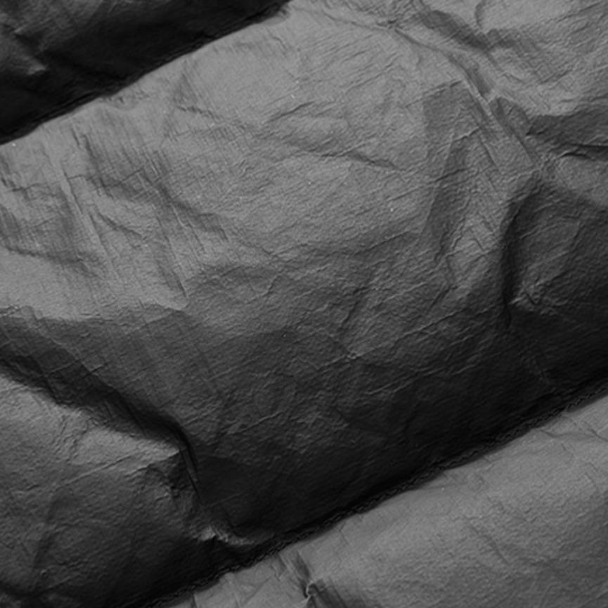 Fila Свободная повседневная теплая пуховая куртка средней длины мужская верхняя одежда глубокого черного цвета F11U048956F-BK