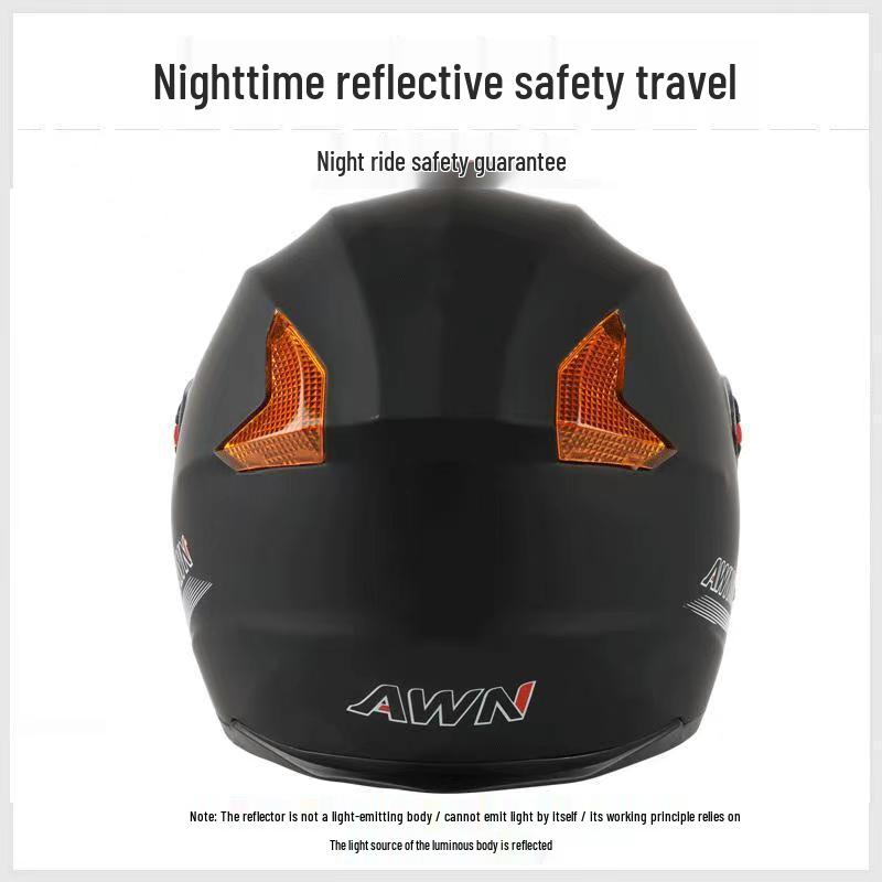 3C Certified Dual-Lens Motorcycle & Electric Vehicle Helmet for All Seasons