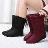 Fashion Women Boots Winter Zipper No-slip Ankle Boots for Women Shoes Female Snow Boots Botas Mujer Warm Plush Shoes Woman Plus Size 44