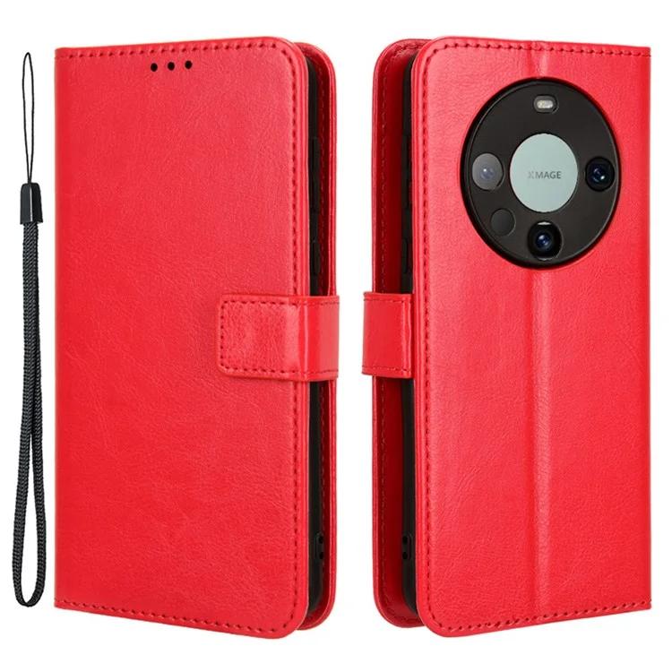 Для Huawei Mate 60 полная защита чехол для телефона Crazy Horse текстура кожаный чехол-бумажник-подставка