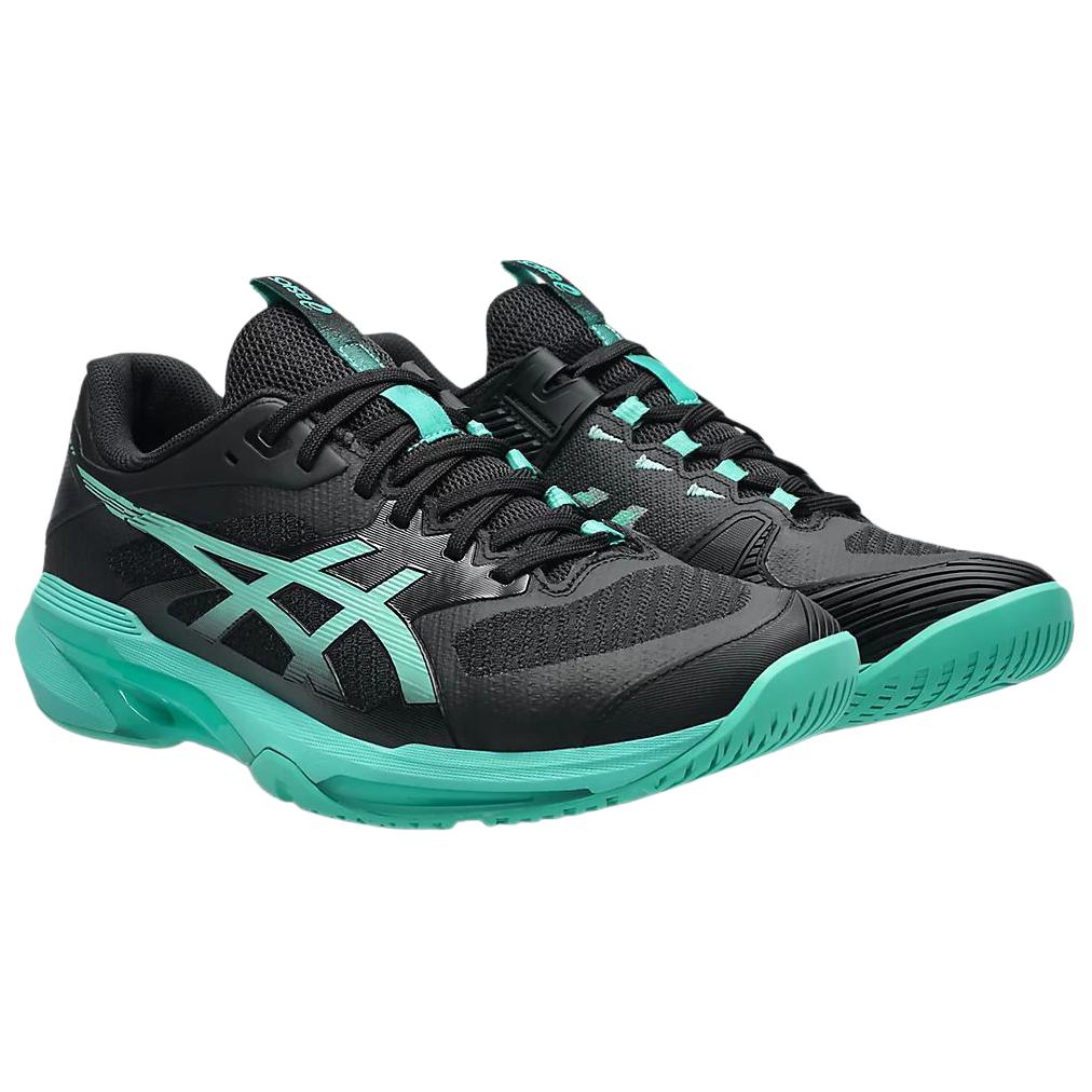 ASICS SOLUTION SPEED FF 4 Slip Resistant Low top Tennis Shoes Men's Black 1041A532-001