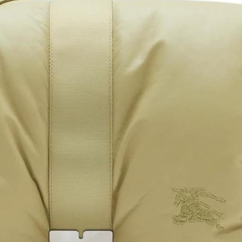 Burberry EKD Padded Nylon Crossbody Bag Beige Large Messenger Handbag 80806931