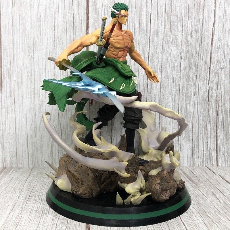 One Piece Anime Figurine Model Roronoa Zoro Action Figures Pvc Statue Collection Toy Solo Luffy Figma