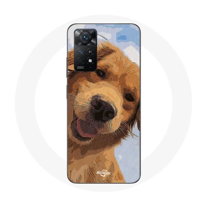 Coque - MANIACASE - Redmi Note 11 Pro 5G - Souple - Golden retriever - Mixte