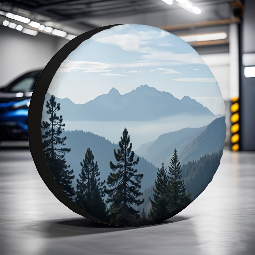 One Universal Tire Cover Made Of Durable 100% Polyester Fabric, Ideal For Outdoor Events Like Birthday Parties And Suitable For