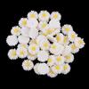 50 штук смолы кабошон с цветком ромашки с плоской задней частью для DIY волос бант центр ремесла