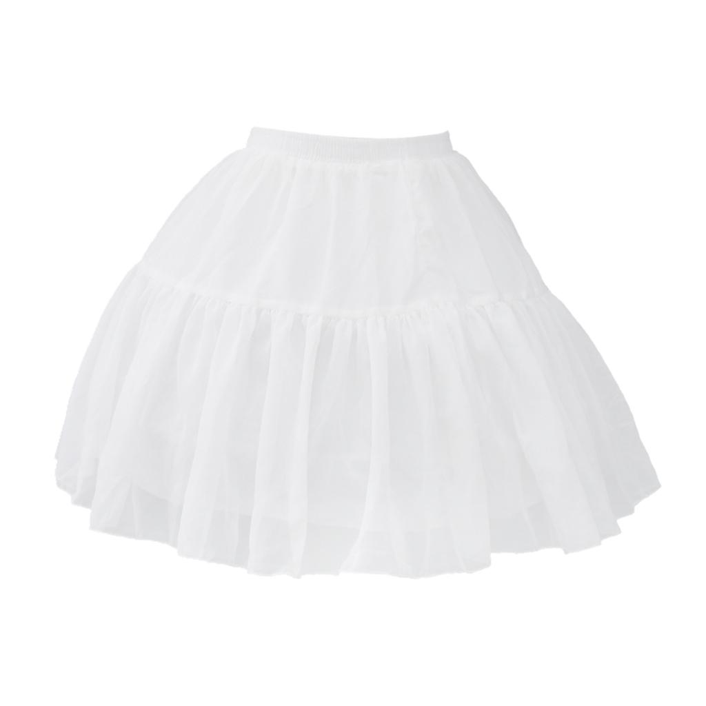 Adjustable Tutu Skirt Pannier Crinoline Layered Puff Petticoat Underdress Clothing Accessories for Formal Dress Cosplay