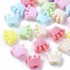 40/80g acrylic macaron crown shaped scattered bead jewelry DIY bracelet necklace earrings keychain anklet pendant