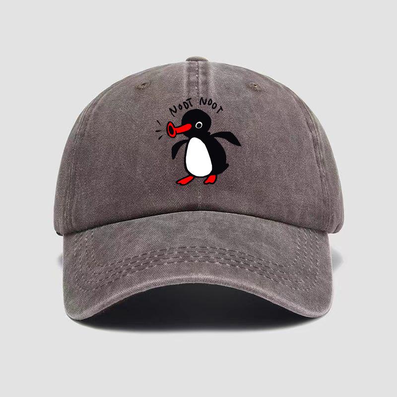 Мужские Женские Кепки Козырек Защита Snapback Пингвин Пинга Пингвин ТВ Кепки Noot Бейсболка Универсальная Модная Для Повседневной Носки