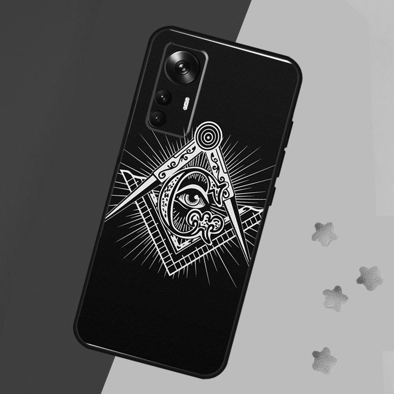 Freemasonry Logo Symbol Case For Xiaomi 13T Pro 12T 11T 12 14 13 Lite 12X POCO F5 X3 X5 Pro X4 F4 M5 M5s F3 Cover