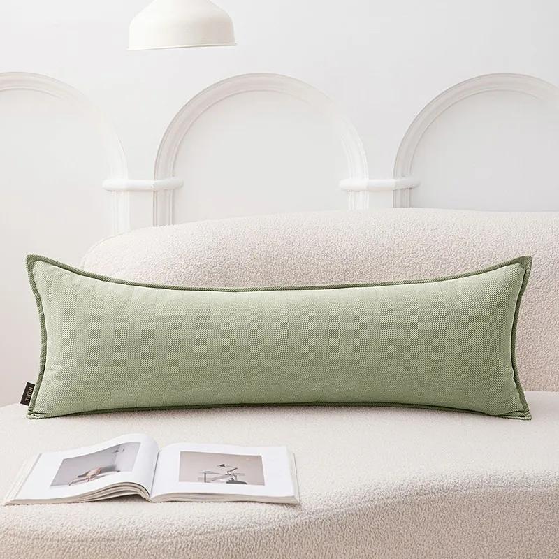 30x120cm Rectangle Throw Pillow Cover Nordic Waist Cushion Cover Home Long Body Couple Lover Pillowcase Home Decoraion