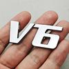 3D Металлическая Наклейка Логотип на Автомобиль V6 4WD Задний Значок Багажника Крыла Боковой Эмблема Наклейки Для Toyota Tundra Tacoma Land Cruiser Highlander