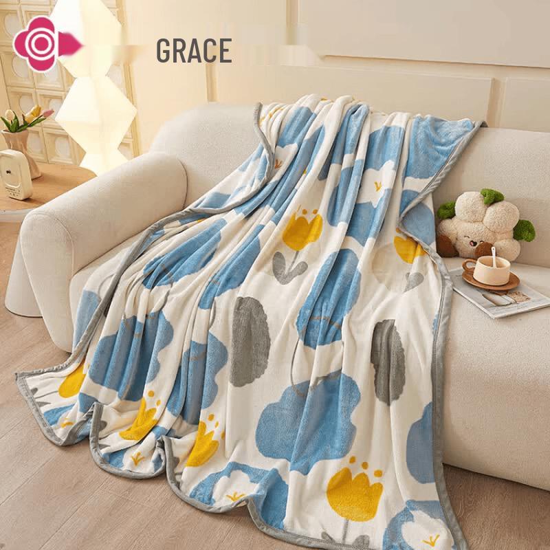 Grace Fragrant Soft Flannel Blanket
