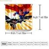 1pc WB shower curtain Batman Shower Curtain, Printed Pattern Bathroom Set, Bathroom Decorative Shower Curtain with Hooks for W