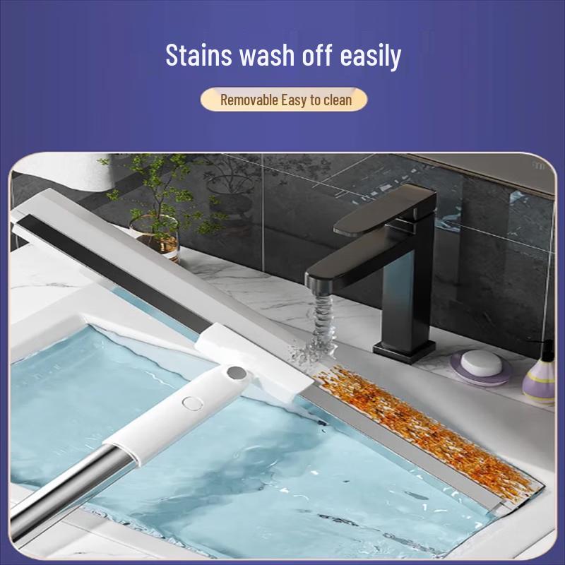 Multifunctional Silicone Floor & Window Scraper Mop