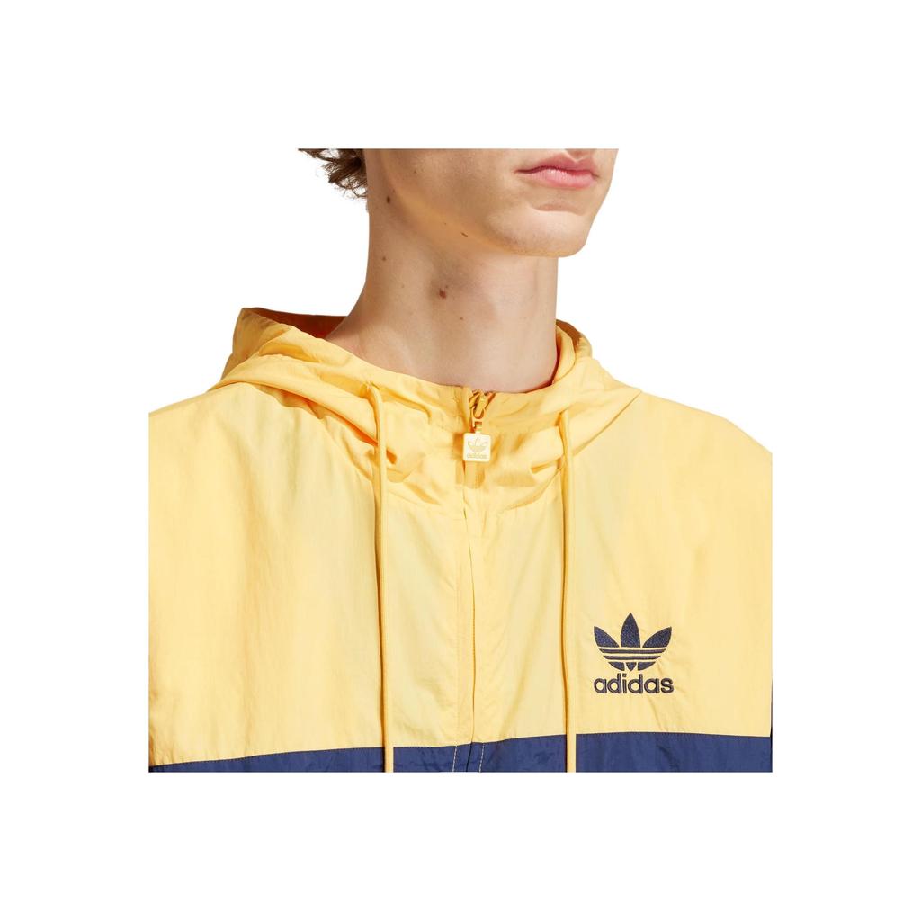 adidas Классическая ветровка с капюшоном Originals Синий Желтый IU0202