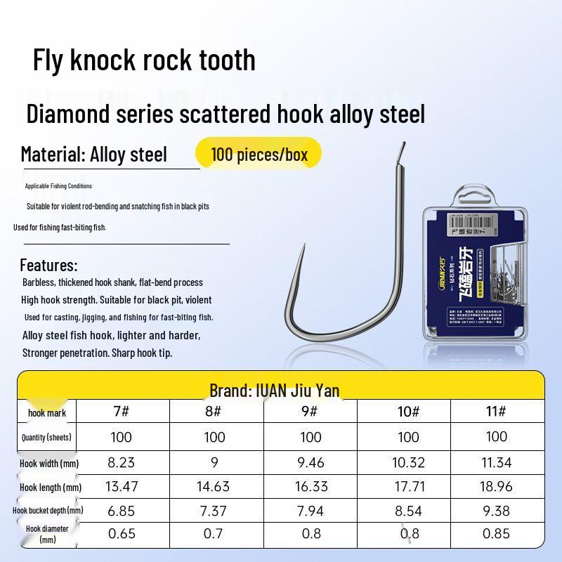 San Gou Jin Hai Xi Fishing Hooks Series