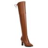 Elastic Thigh High Boots Women Shoes Sexy Slim Long Over the Knee Boot Female Fashion Brown Silver Black Winter Shoe Big Size 45