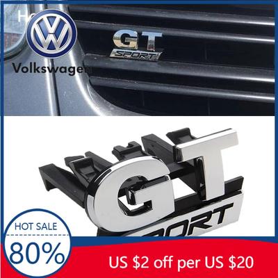 Для VW Volkswagen Jetta MK5 Golf ABS Новый GT SPORT Логотип Стайлинг Автомобиля Передняя Решетка Капота Значок Эмблема Наклейка Для Volkswagen VW Polo