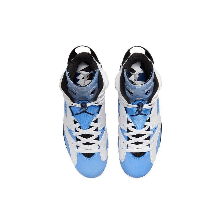 Air Jordan 6 Retro UNC Home Мужские кроссовки синие университетские-синие белые CT8529-410