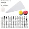 Set of 26/50 Stainless Steel Icing Nozzles for Cake Decoration