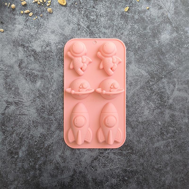 6 Company Astronaut Rocket 760 Силиконовая форма для выпечки торта Форма для пудинга, хлеба, формы для мыла