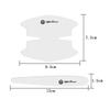 JKQDU1 Car Door Handle Bowl Transparent Sticker Anti-collision Protection Strips For Alfa Romeo 159 GT 147 Giulietta Tonale Giulia 156