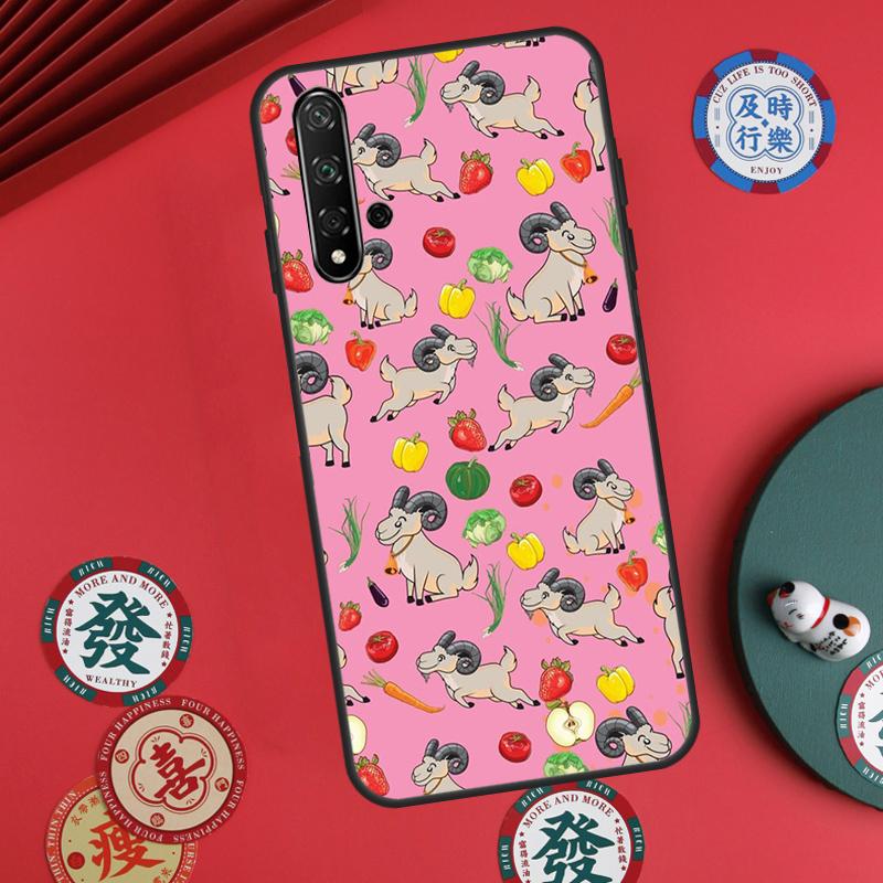 Козы Чехол для Huawei Nova 11i 8i 12i 12s 9 10 SE Y60 Y70 Y90 Y72 Y73 Y61 Y91 P60 Pro P30 P40 Lite
