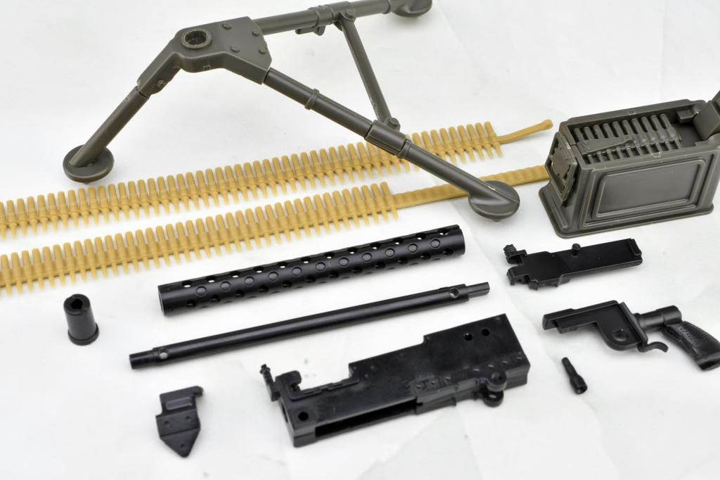 TOMYTEC Little Armory STUDY1942 LD051 Пулемет M1919A4 Тип Неокрашенный Сборный Литниковый Набор 334279 1/12