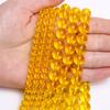 Creative Natural Stone for Jewelry Making Fashion 20/30Pcs Beading Accessories Bracelet Necklace Round Beads Citrines Yellow Crystal Handwork 6/10mm