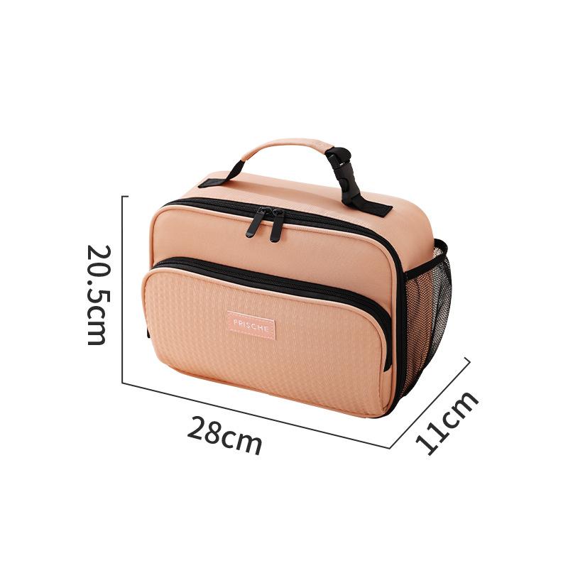 Beilin Portable Lunch Box Bag, Outdoor Picnic Lunch Insulated Bag, Large Capacity Handheld Lunch Bag for Work Commuting