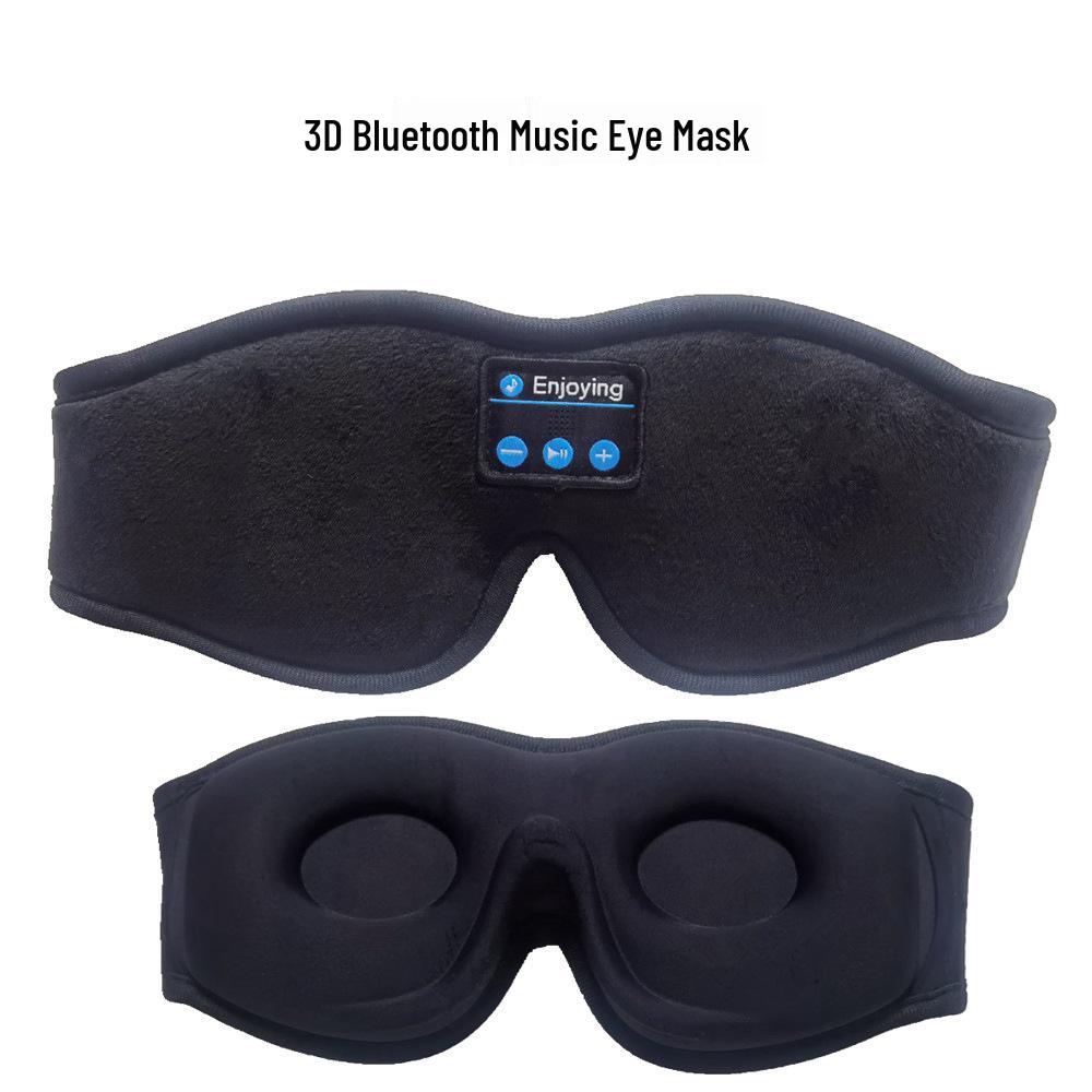3D Bluetooth 5.0 музыкальная маска для сна с функцией звонка и таймера, блокировкой света и защитой глаз