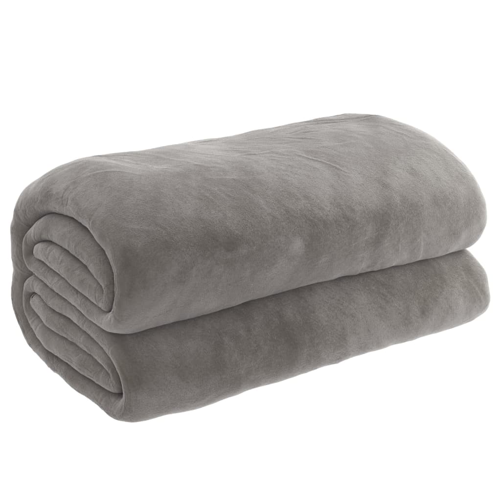 Weighted Blanket with Cover Gray 200 x 220 cm 9 kg Fabric