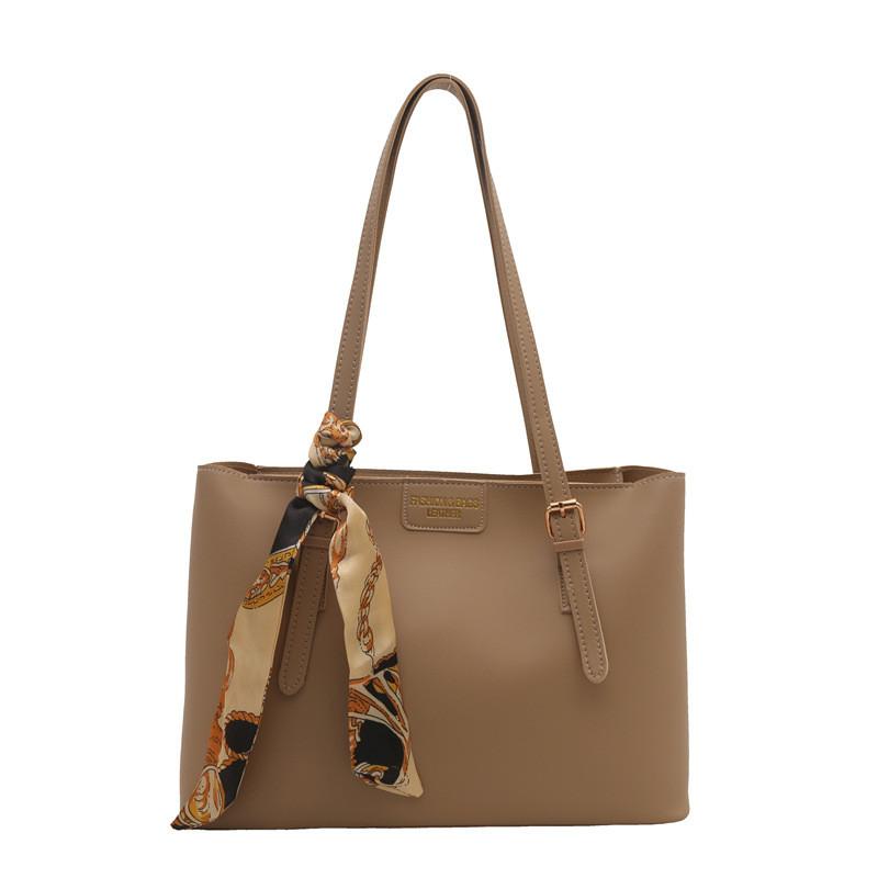 Chic And Elegant Large Capacity Pu Tote Bag For Women Perfect For Daily Commute