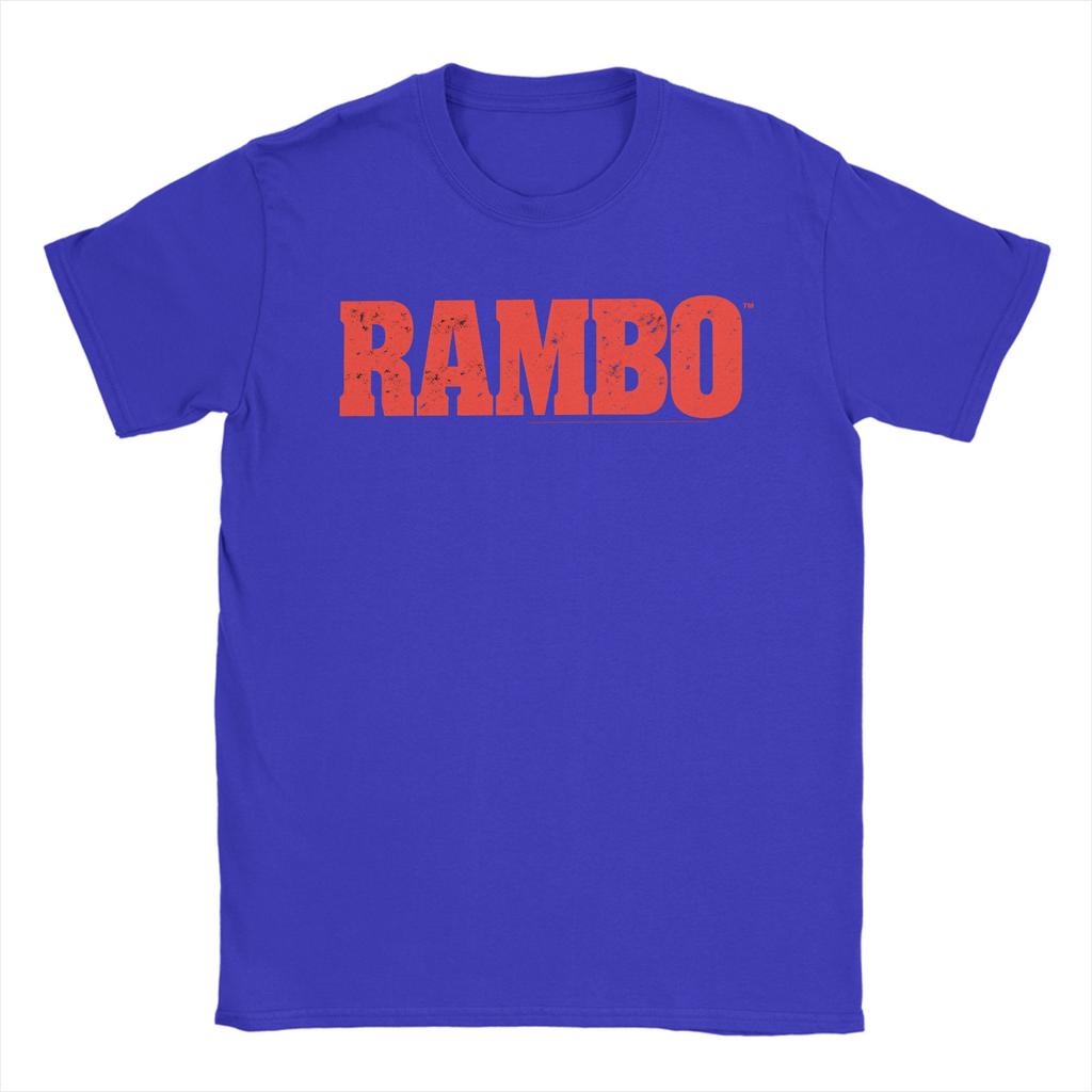 John Rambos Logo T Shirt Beach Y2K Fun TShirts Pure Cotton Trending Tee Shirt For Mens Design Clothes