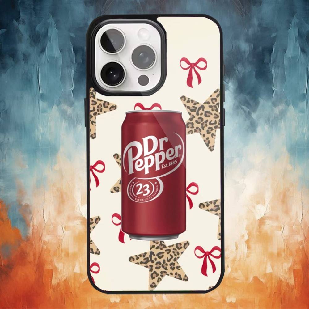Обои Dr Pepper Чехол для телефона Для iPhone 17,16,15,14,13,12,Plus,Pro,Max Для Magsafe Магнитная Беспроводная Зарядка