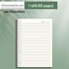 Сменные листы для блокнотов A5/B5/A4 - Варианты в линейку и в клетку, 20/26 отверстий