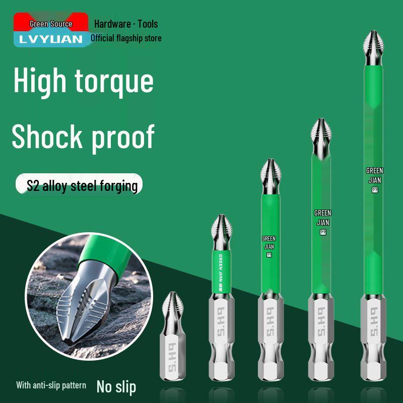 Набор магнитных электрических отверток высокой прочности с ударными удлиненными битами