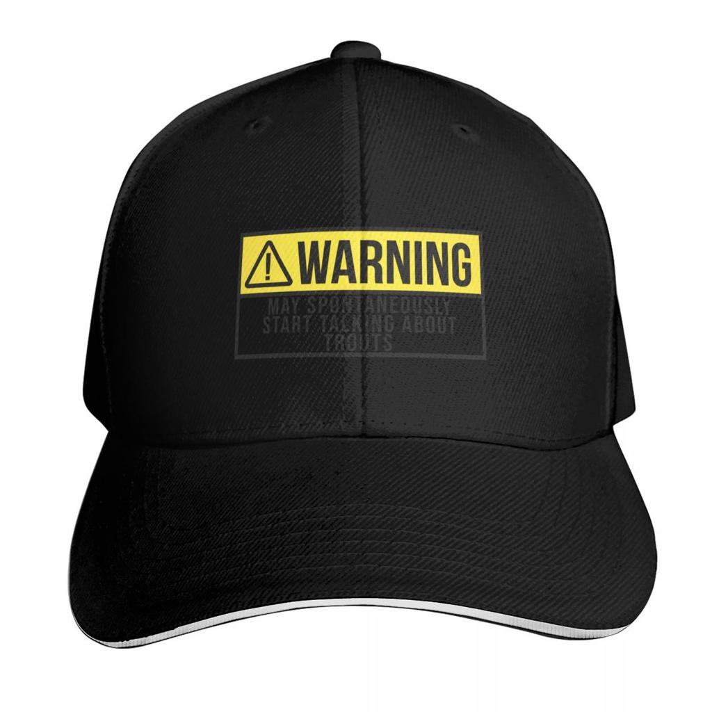May Spontaneously Start Talking About Trouts Baseball Cap fishing caps Unisex Hip Hop tea Hat Golf Unisex Womens