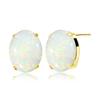 Earrings Opal Cabochon Cut Stud Earrings K18 Gold [Lara Christie] Le56-0013-yg