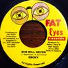 7inch Record EBONY - She Will Never NONE Fat Eyes Record 2000 Jamaica Reggae, Ska & Dub Used
