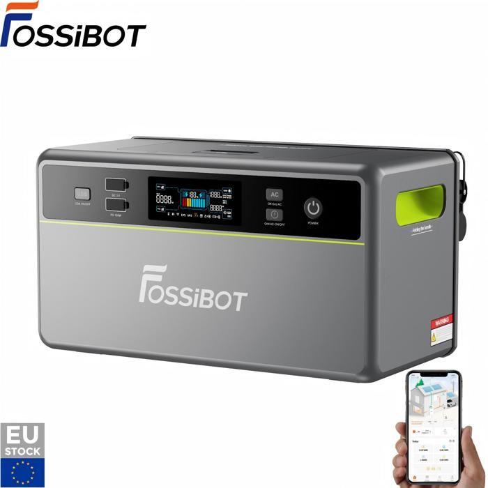 Station d'Énergie Solaire Balcon FOSSiBOT FBP1200, Batterie LiFePO4 1958Wh, APP/MPPT/balkon/AI
