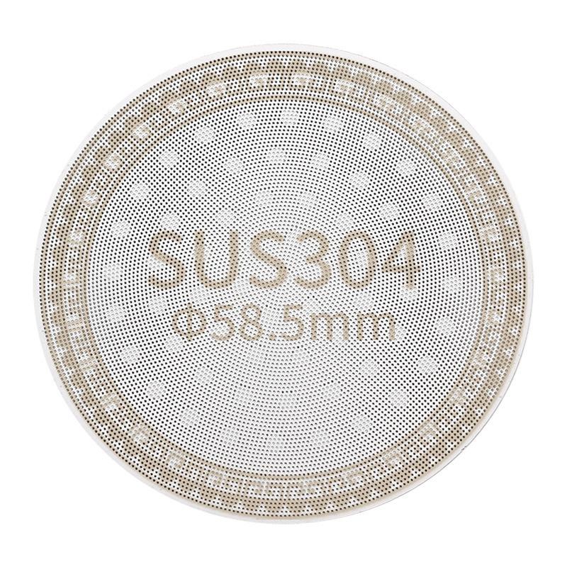 Экран для кофейной таблетки эспрессо 51 мм 53,5 мм 58,5 мм Нержавеющая сталь 304 Двухслойный фильтр Многоразовый Экран для кофейной таблетки фильтр Инструмент бариста