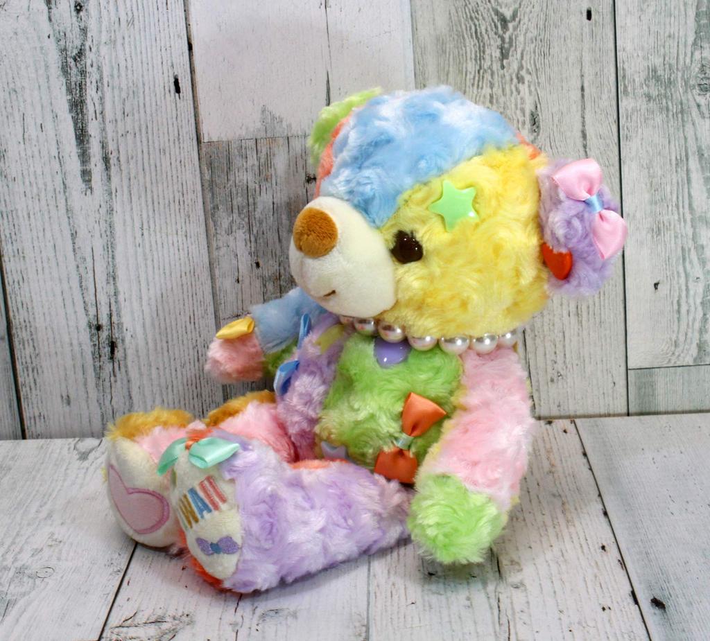 Takeoff Illumi Kawaii Bear Plush Toy In Pastel