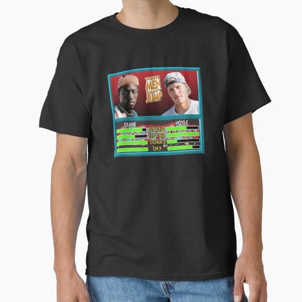White Unisex Cant Jump Nba Jam Classic TShirt Made In UsaAus TShirt S2xl