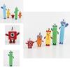 Numberblocks Красочные Строительные Блоки Милые Трансформируемые Фигурки Для Детских Игр