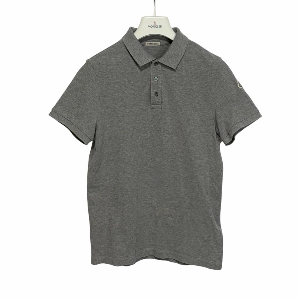 Used MONCLER 1091830515084556Polo shirt gray mens