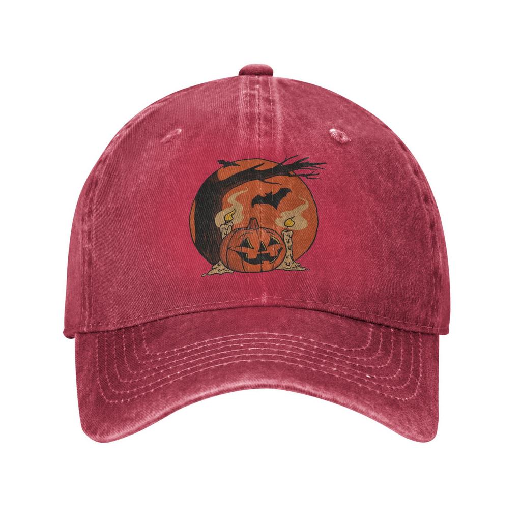 Halloween Pumpkin Casual Baseball Cap For Women Men Summer Outdoor Sport Trucker Hat Trendy Wholesale Baseball Caps