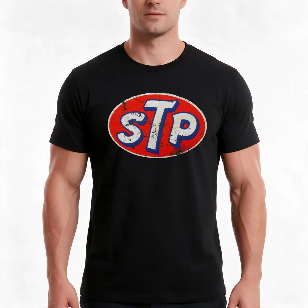Stp Tshirt Summer Casual Cotton Tee Oversized Streetwear Tops Vintage Graphic Print Loose Fit Short Sleeve 100 Cotton